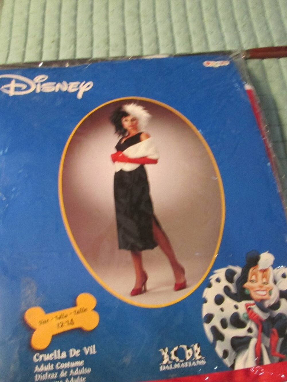 DISNEY DISGUISE CORELLA DE VILL PARTIAL OUTFIT NO DRESS OR TIGHTS